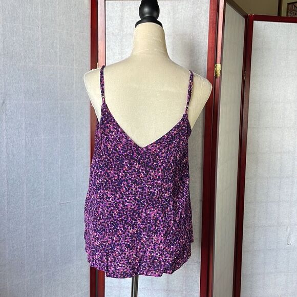 Eight Sixty Multicolored Flowing Tank Top with Adjustable Straps (Size: M) - Picture 5 of 11